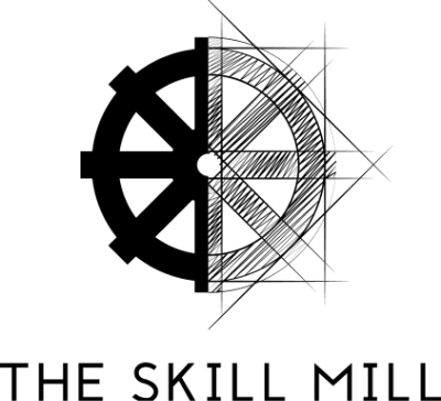 The Skill Mill logo.