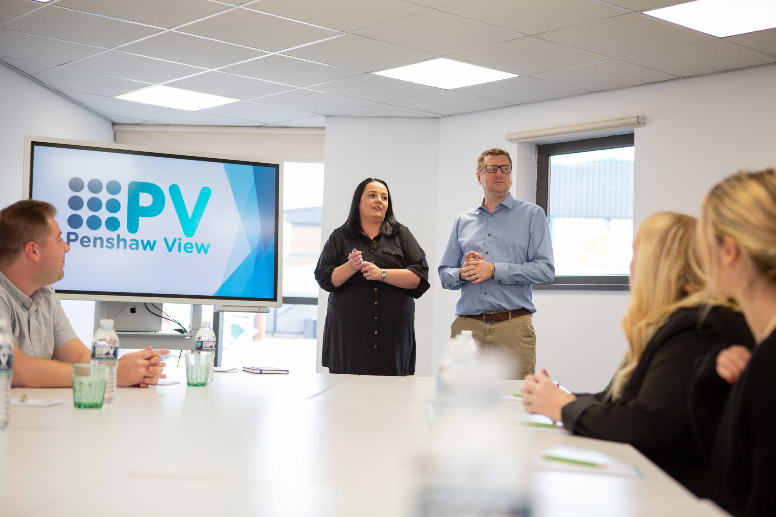 Penshaw View training course taking place at a desk